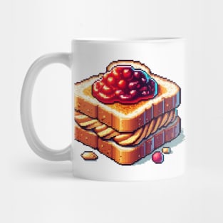 Peanut Butter And Jelly Sandwich Breakfast Yummy Sweet Kawaii Toast Mug